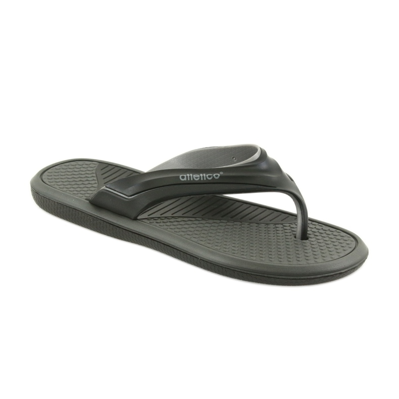 Atletico black men's flip-flops grey 1