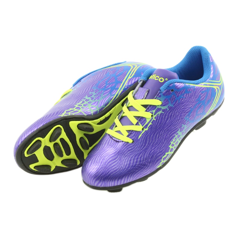 Boys' sports cleats Atletico 76632 mix color roses and purples 4