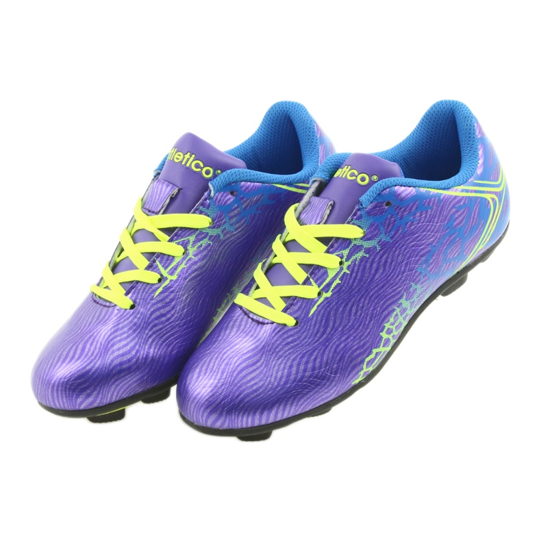 Boys' sports cleats Atletico 76632 mix color roses and purples 3