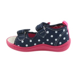 American Club Children's shoes, American slippers, leather insole white pink navy blue 2