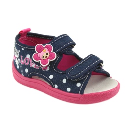American Club Children's shoes, American slippers, leather insole white pink navy blue 1