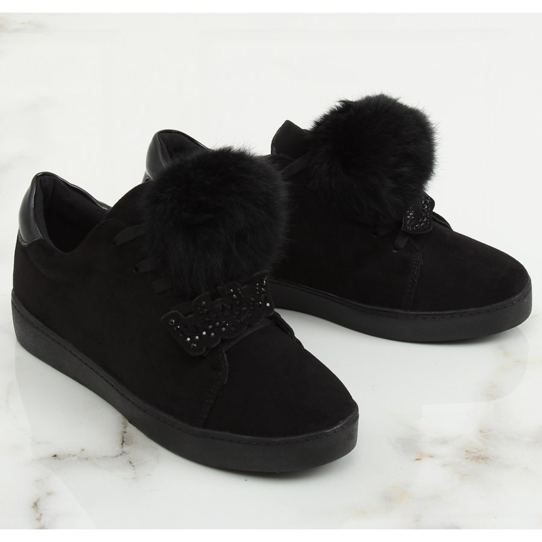 Black women's sneakers 68-95 Black 1