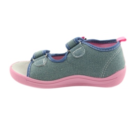 American Club Children's shoes slippers sandals American leather insert 37/19 blue pink 2