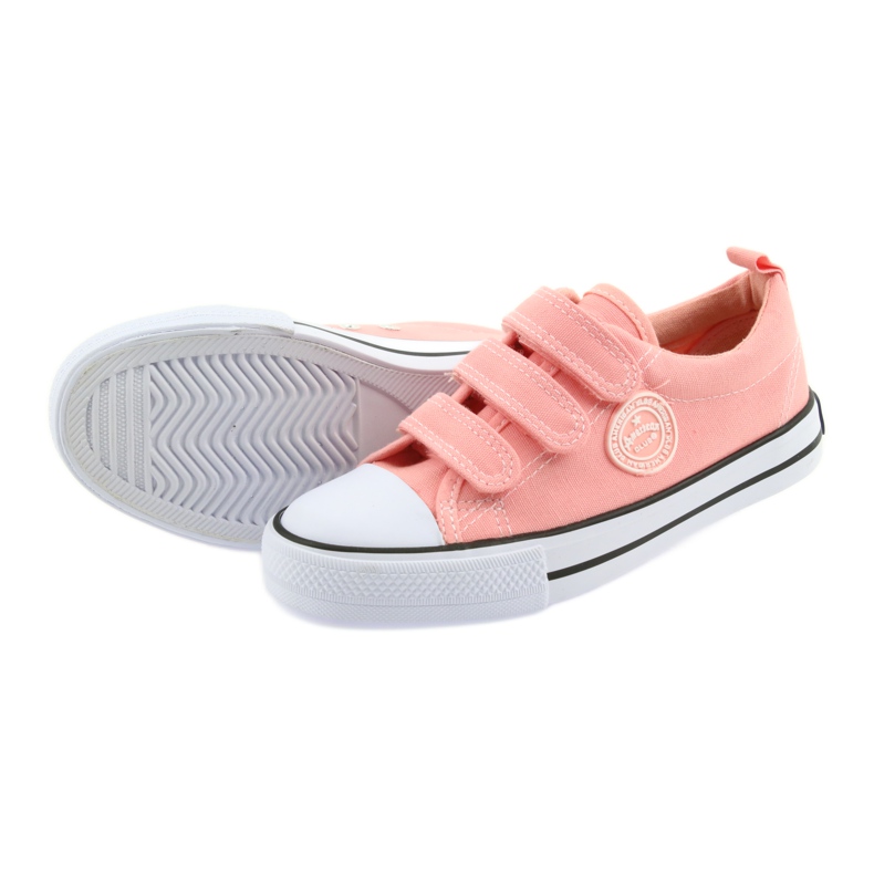 American Club American pink sneakers LH49 white 4 American Club American pink sneakers LH49 white 4