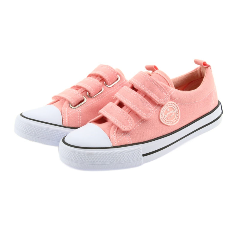 American Club American pink sneakers LH49 white 3