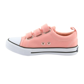 American Club American pink sneakers LH49 white 2