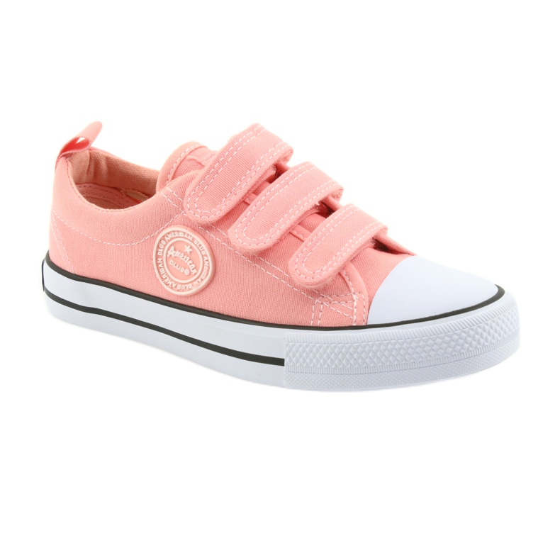 American Club American pink sneakers LH49 white 1