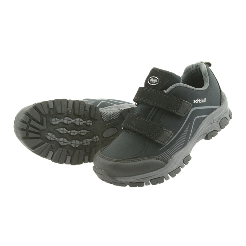 ADi American Club softshell children's sports shoes black grey 5