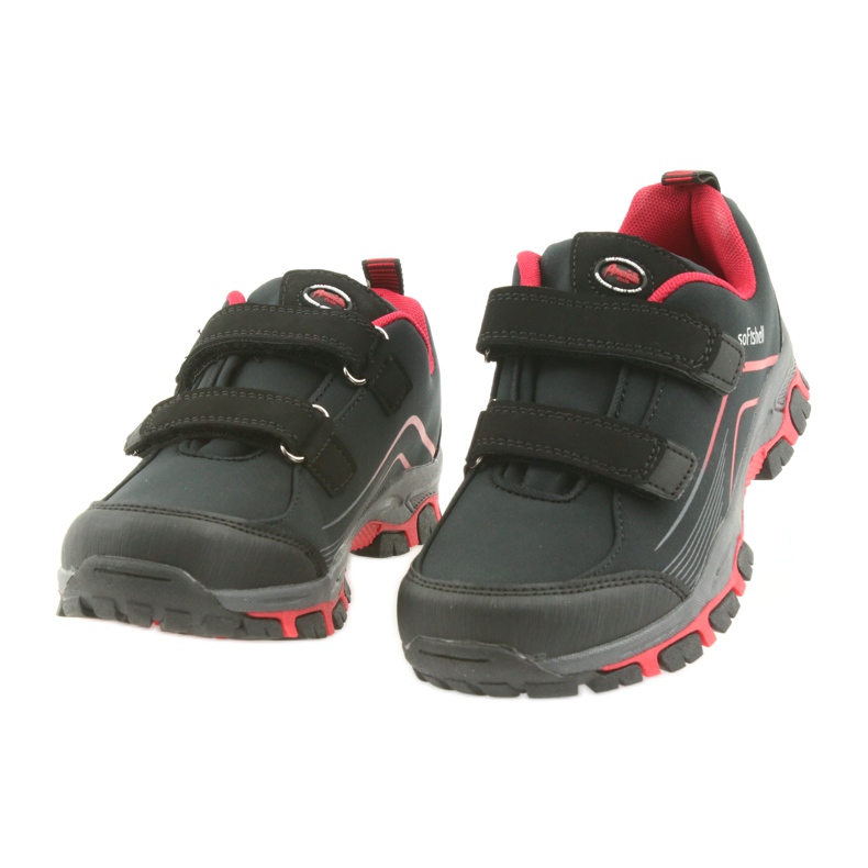 ADI American Club WT09 / 19 softshell children's sports shoes black red 2 ADI American Club WT09 / 19 softshell children's sports shoes black red 2