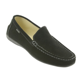 Loafers men's leather shoes American Club 01/2019 black 1