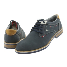 American Club Low-cut men's shoes Rhapsody RH08 brown navy blue 5