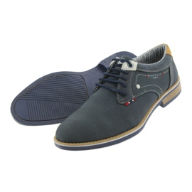 American Club Low-cut men's shoes Rhapsody RH08 brown navy blue 4