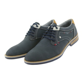 American Club Low-cut men's shoes Rhapsody RH08 brown navy blue 3