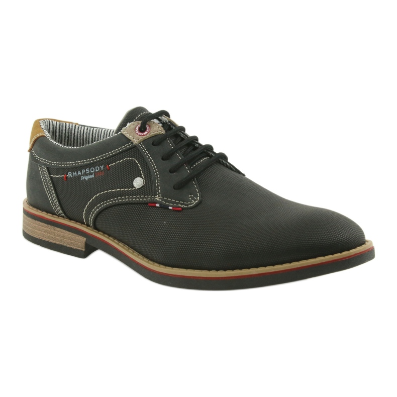 American Club Low-cut men's shoes Rhapsody RH 08/19 black 1