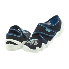 Befado slippers children's shoes with Velcro 273X105 blue navy blue 4 Befado slippers children's shoes with Velcro 273X105 blue navy blue 4