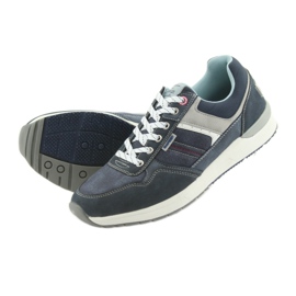 American Club ADI American RH17 men's denim sports shoes grey navy blue 4
