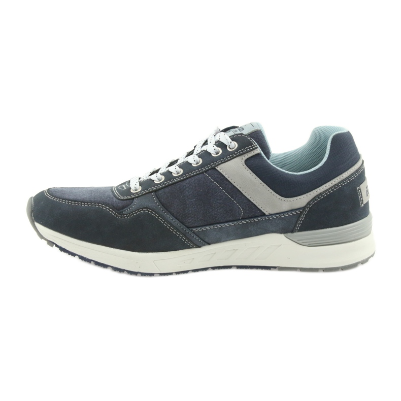 American Club ADI American RH17 men's denim sports shoes grey navy blue 2