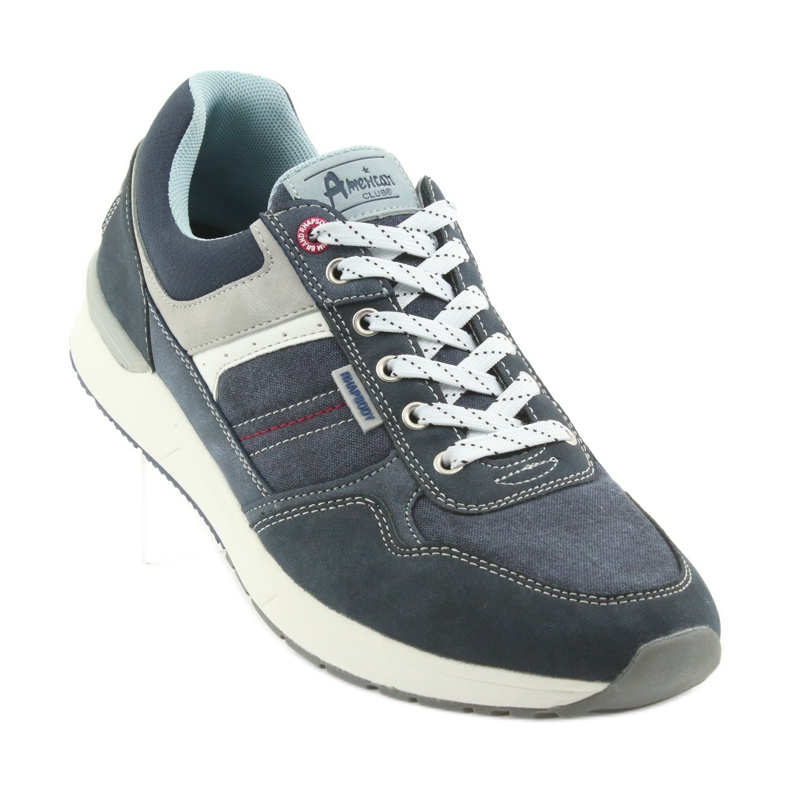 American Club ADI American RH17 men's denim sports shoes grey navy blue 1 American Club ADI American RH17 men's denim sports shoes grey navy blue 1