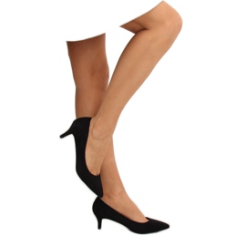 Pumps low heels black 123-2 Black 1