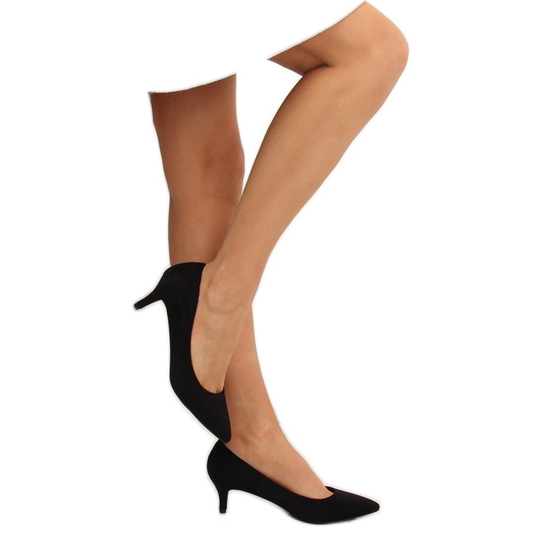 Pumps low heels black 123-2 Black 1