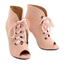 Boots with open fingers pink 680-32 Pink 1