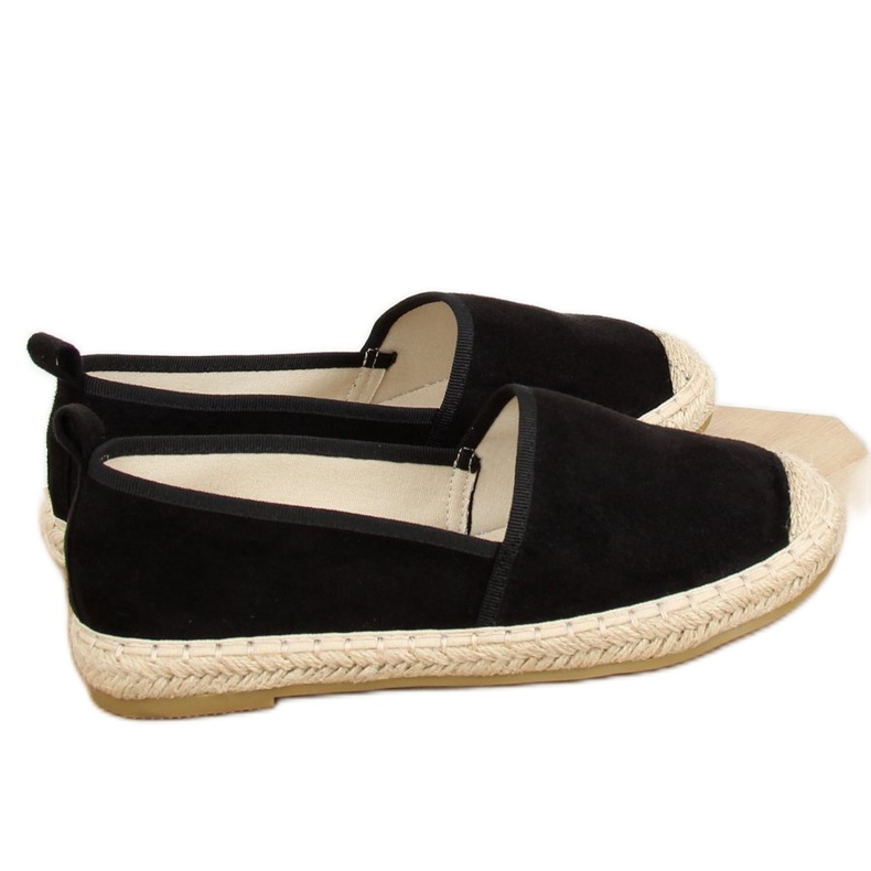 Black women's espadrilles A615-ESP-1 Black 1