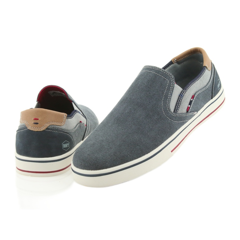 American Club Sneakers, sneakers, men's slip-on shoes RH13 navy blue 5 American Club Sneakers, sneakers, men's slip-on shoes RH13 navy blue 5
