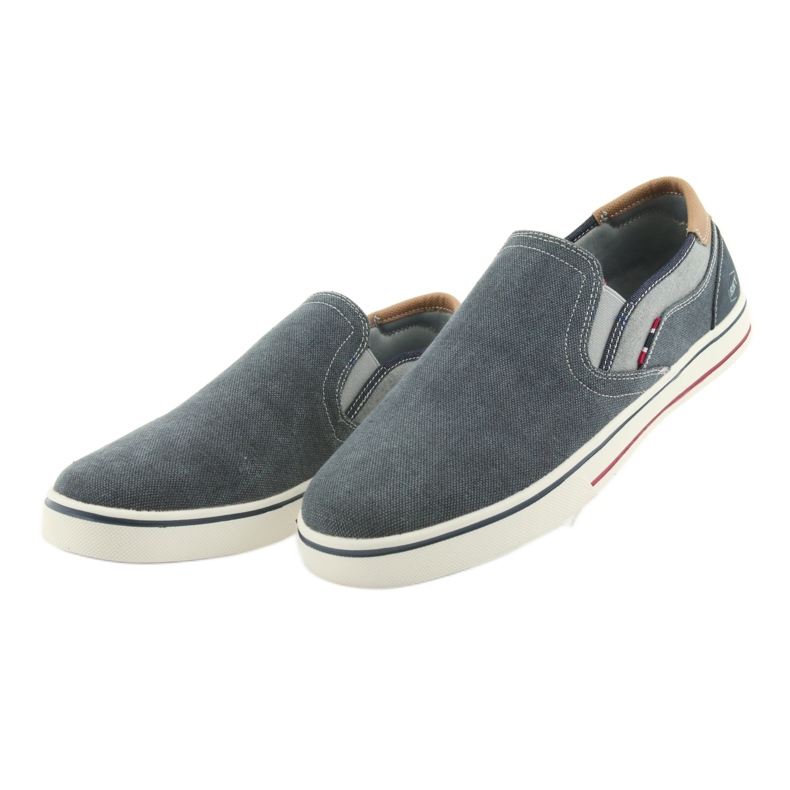 American Club Sneakers, sneakers, men's slip-on shoes RH13 navy blue 3 American Club Sneakers, sneakers, men's slip-on shoes RH13 navy blue 3