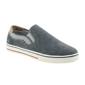 American Club Sneakers, sneakers, men's slip-on shoes RH13 navy blue 1 American Club Sneakers, sneakers, men's slip-on shoes RH13 navy blue 1