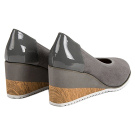 Filippo Light Wedge Pumps grey 1