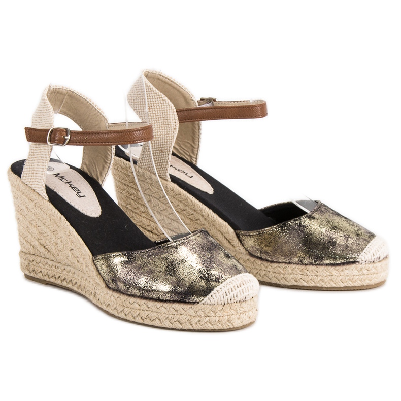 McKey Wedge Espadrilles yellow multicolored 1