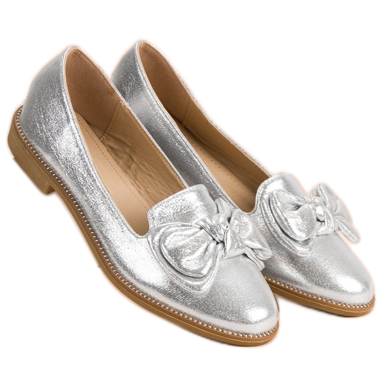 Forever Folie Silver Ballerina With A Bow grey 1