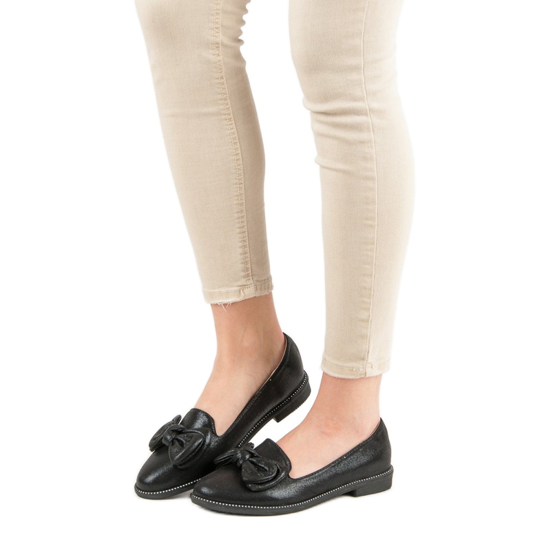 Forever Folie Black Ballerina With A Bow 2