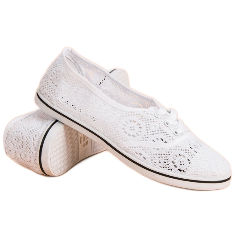 McKey Openwork Sneakers white 1