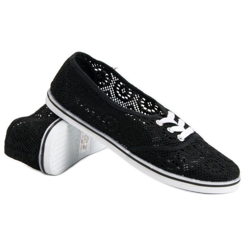 McKey Openwork Sneakers black 1