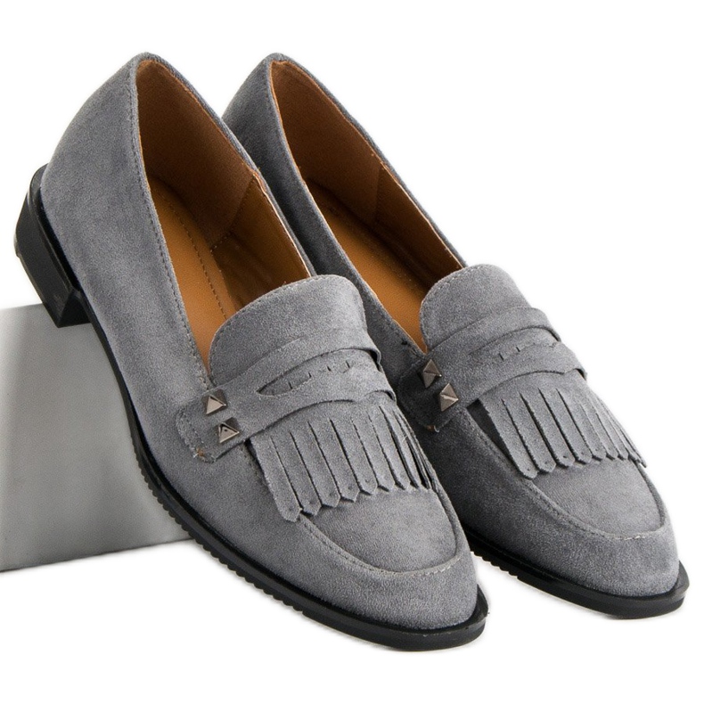 Sergio Todzi Loafers On A Flat Heel grey 1