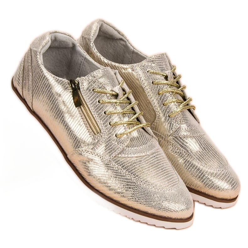 Filippo Golden Leather Shoes 2 Filippo Golden Leather Shoes 2