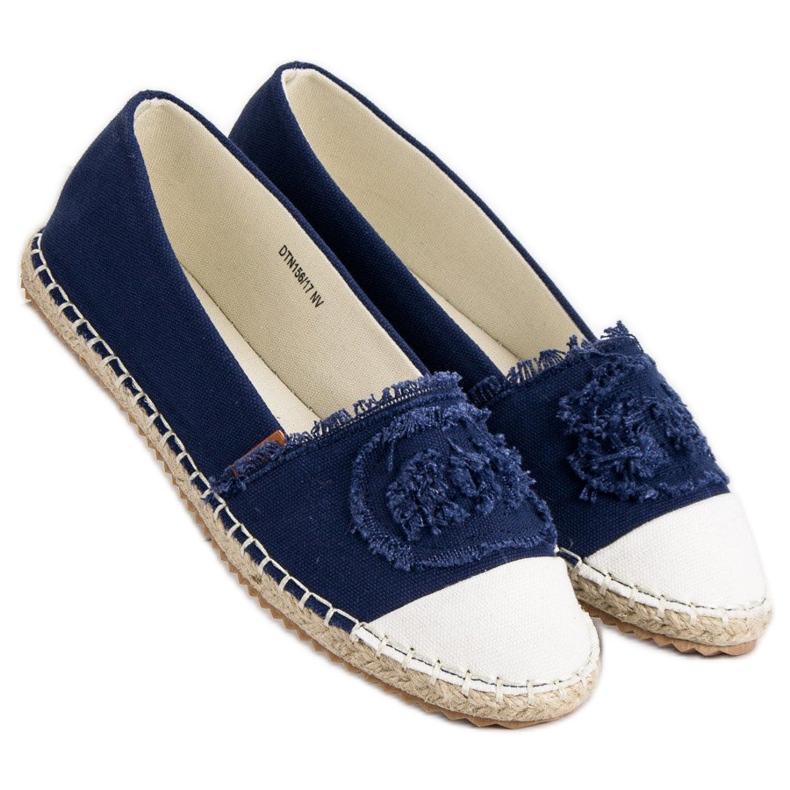 McKey Fashionable Espadrilles blue navy blue 1