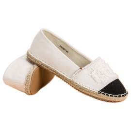 McKey Fashionable Espadrilles white 1 McKey Fashionable Espadrilles white 1
