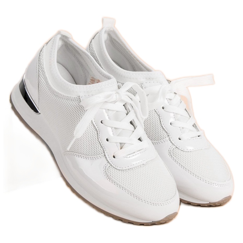 Sport Shoes With Mesh white 1