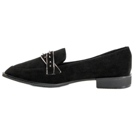 Sergio Todzi Black Loafers With Rhinestones 1