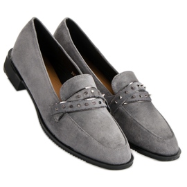 Sergio Todzi Gray Loafers With Rhinestones grey 1 Sergio Todzi Gray Loafers With Rhinestones grey 1