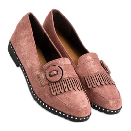 Sergio Todzi Glitter loafers pink 2