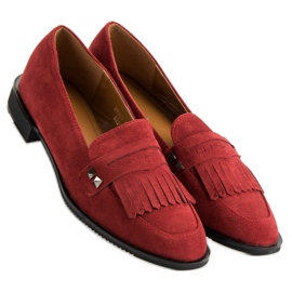 Sergio Todzi Loafers On A Flat Heel red 1
