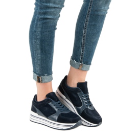 Comfortable Sports Shoes blue navy blue 2 Comfortable Sports Shoes blue navy blue 2