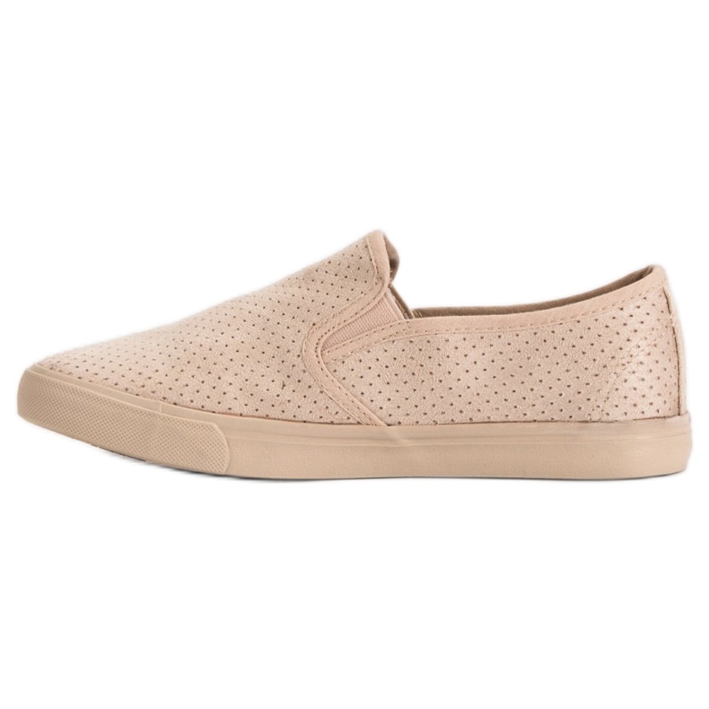 Suede Slip On Sneakers brown 1