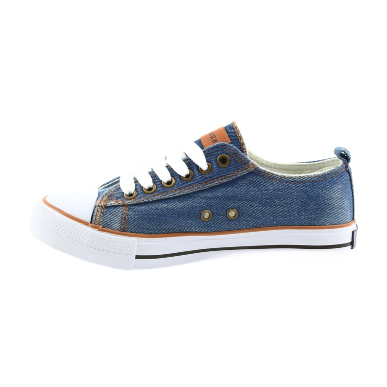American Club dk jeans tied sneakers blue 2
