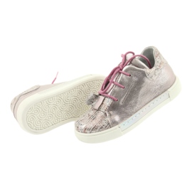 Ren But Girls' Sports Leather Shoes Rhine pink 5