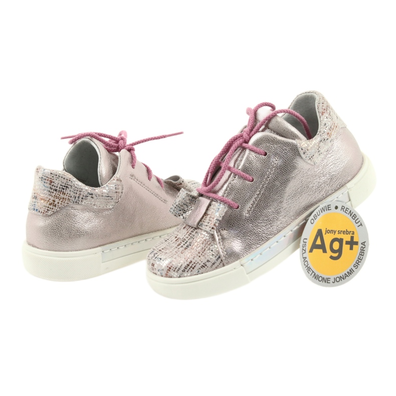 Ren But Girls' Sports Leather Shoes Rhine pink 4