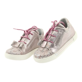 Ren But Girls' Sports Leather Shoes Rhine pink 3